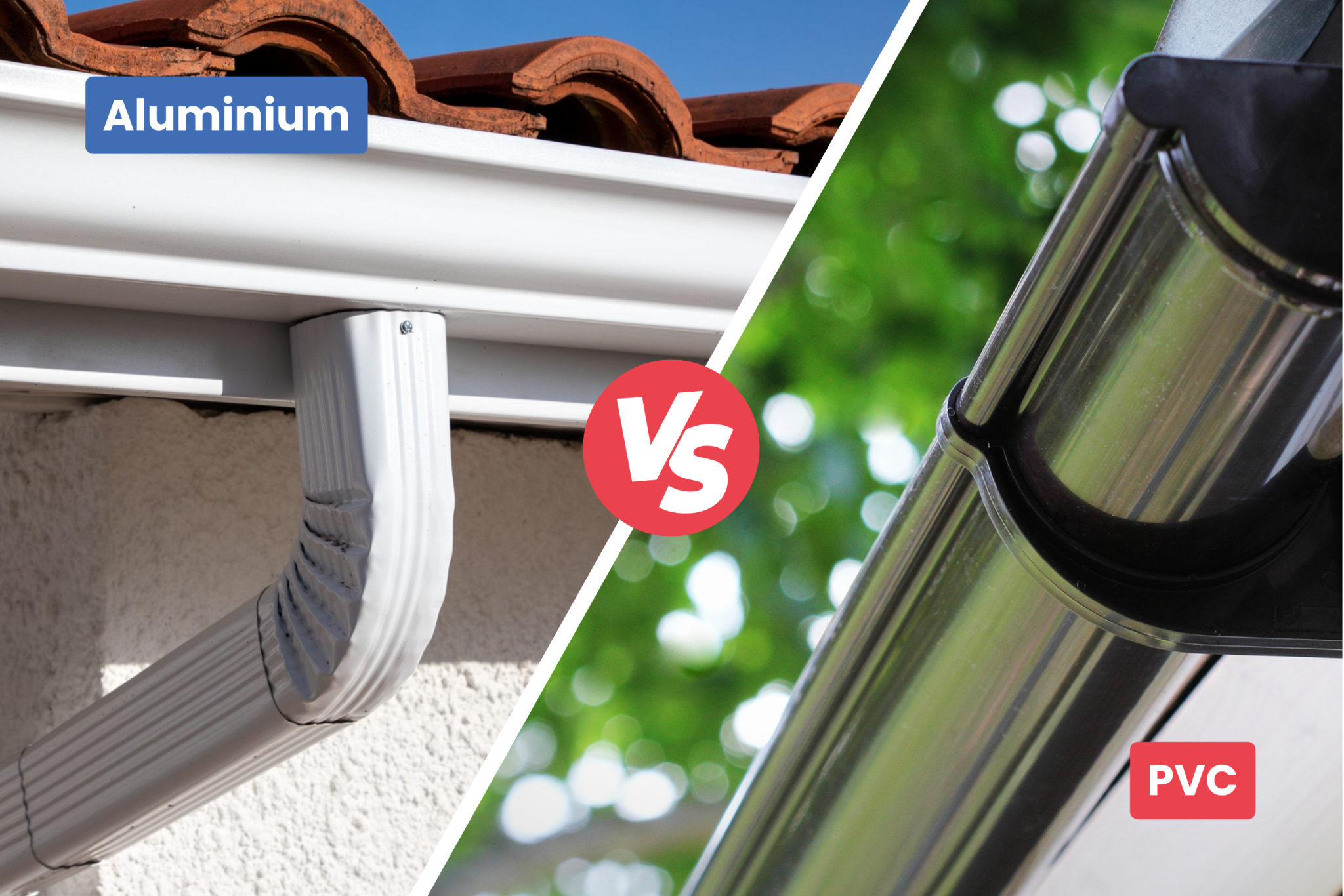 Gouttière alu vs PVC